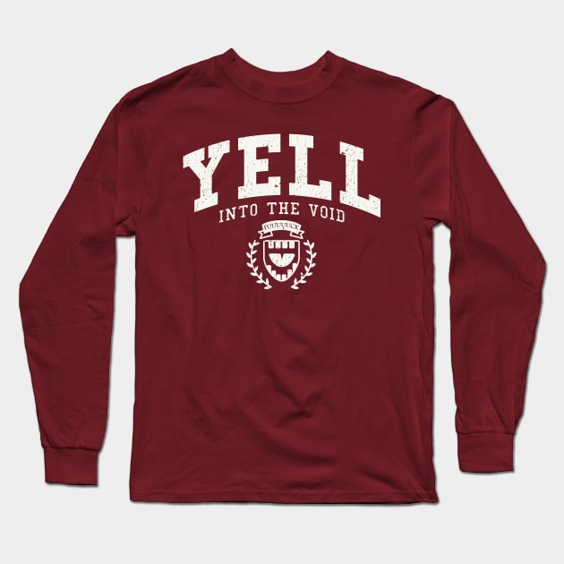 Yell Long Sleeve T-Shirt by natebear